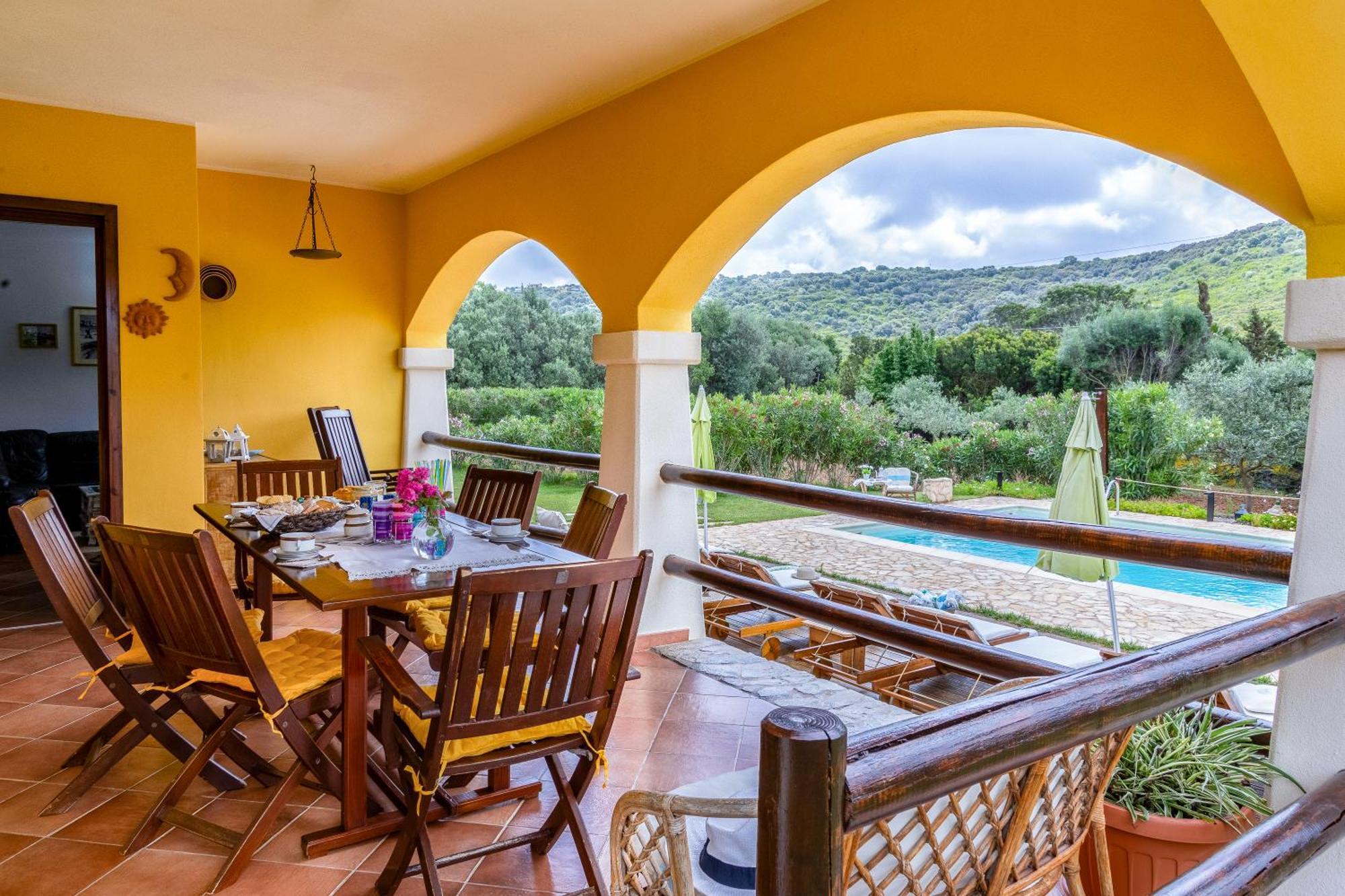 Villa Saige , Piscina Con Idromassaggio Альгеро Экстерьер фото